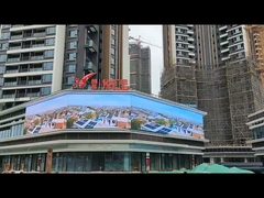 外部広告用透明LED掲示板